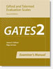 Main product art for Gifted and Talented Evaluation Scales–2 (GATES-2).