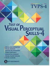 Main product art for Test of Visual Perceptual Skills - 4th Edition (TVPS-4).