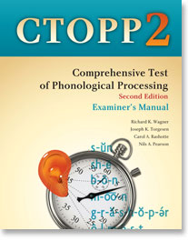 Main product art for Comprehensive Test of Phonological Processes - 2nd Edition (CTOPP-2).