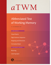 Product cover art for Abbreviated Test of Working Memory (aTWM)