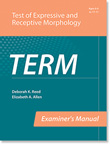 Product cover art for The Test of Expressive and Receptive Morphology (TERM)